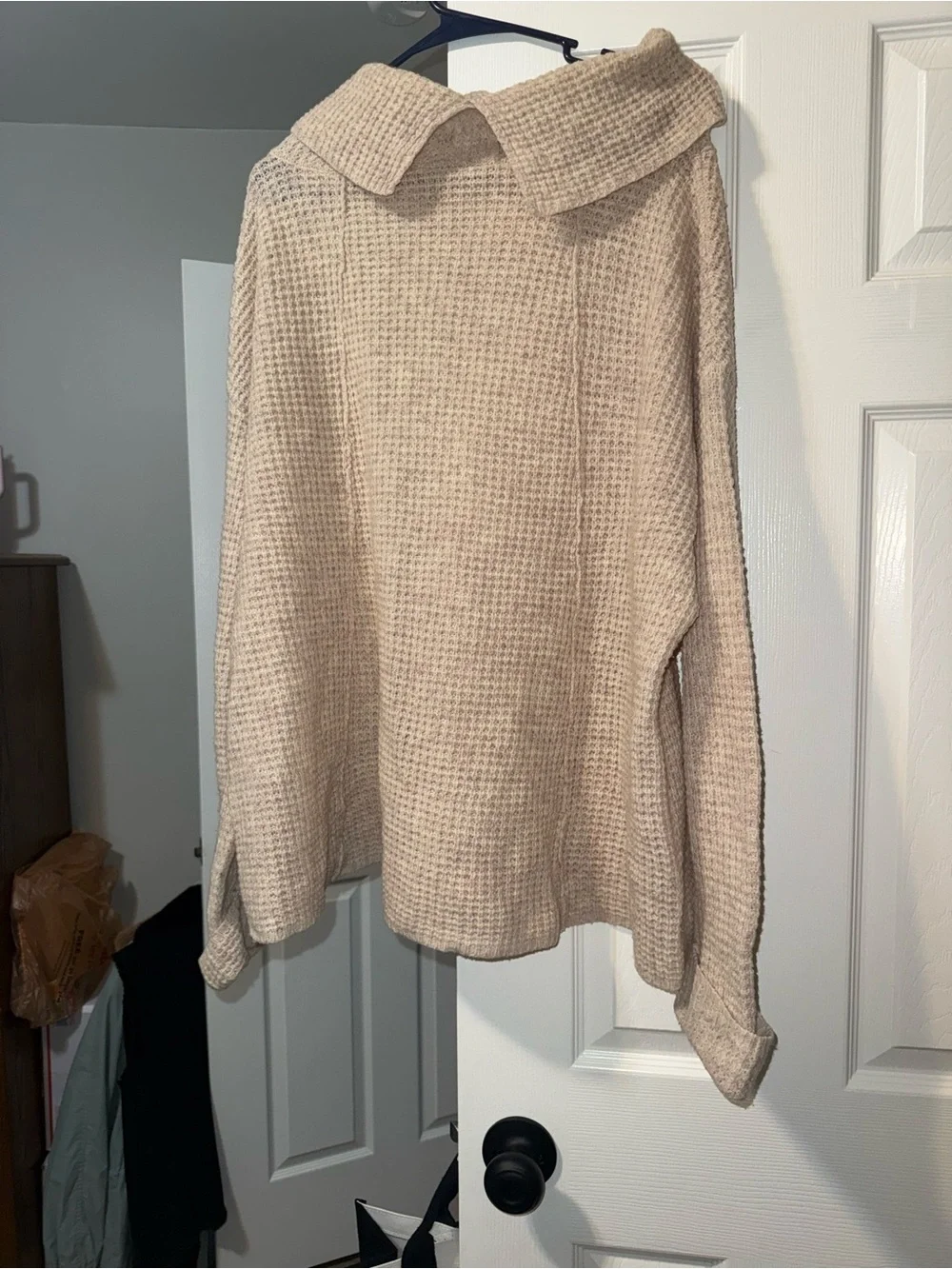 Free People Sidewinder Waffle Knit Sweater